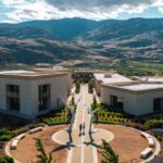 aerial view of Phantom Creek Winery in Oliver BC