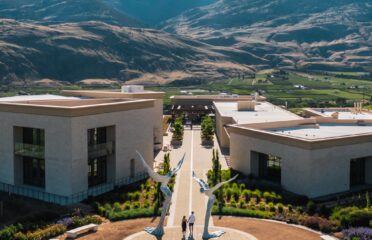 aerial view of Phantom Creek Winery in Oliver BC