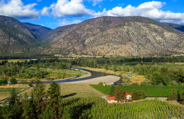 similkameen valley river and farm