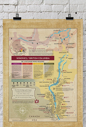 BC Wine Tour Map