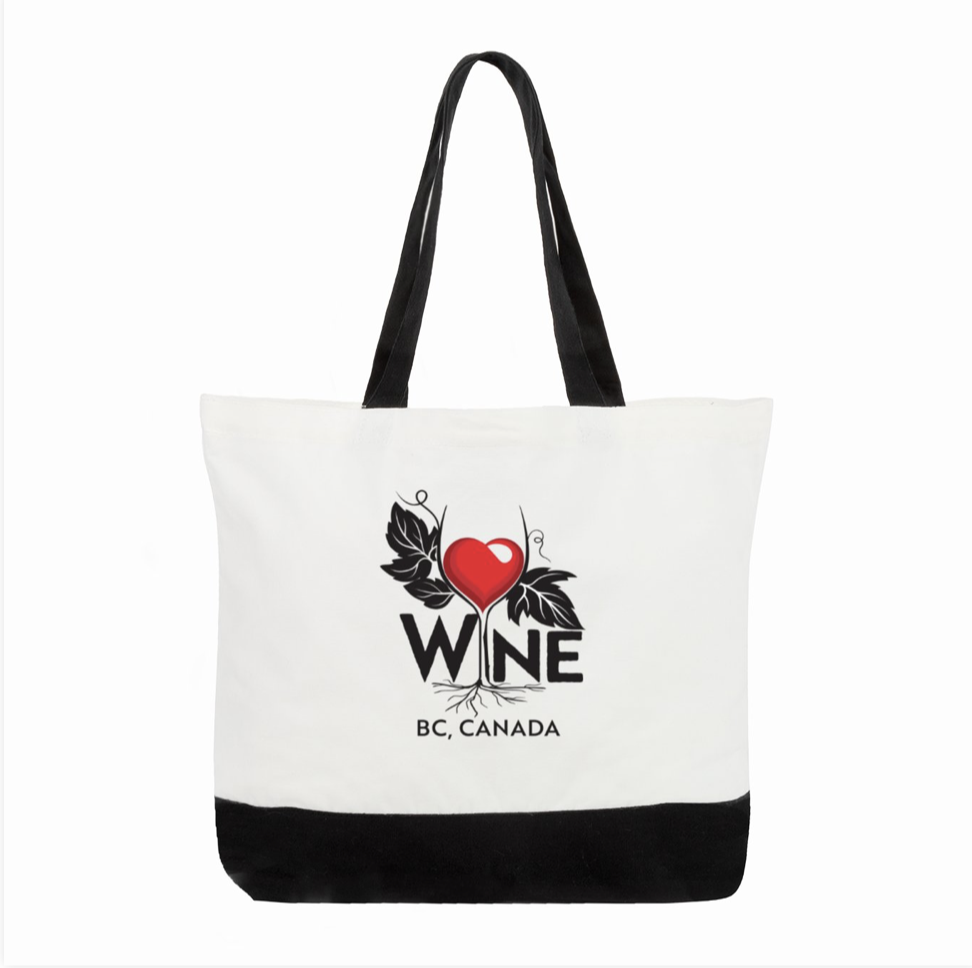 love wine tote bag
