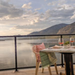 balcony view of Osoyoos Lake at Desert Surfside