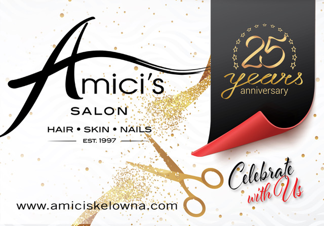 Amicis celebrating 25 years in business