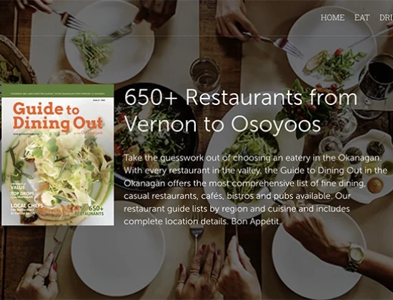 Guide to Dining Out in the Okanagan