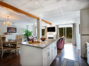 kitchen at vacation rental property in kelowna