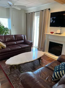 sitting room at vacation rental unit