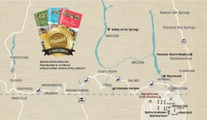 Kootenay winery map