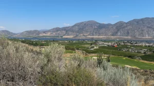 view of osoyoos from Osoyoos Golf and Country Club