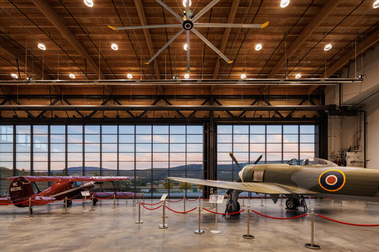 KF Centre of Excellence airplane hangar