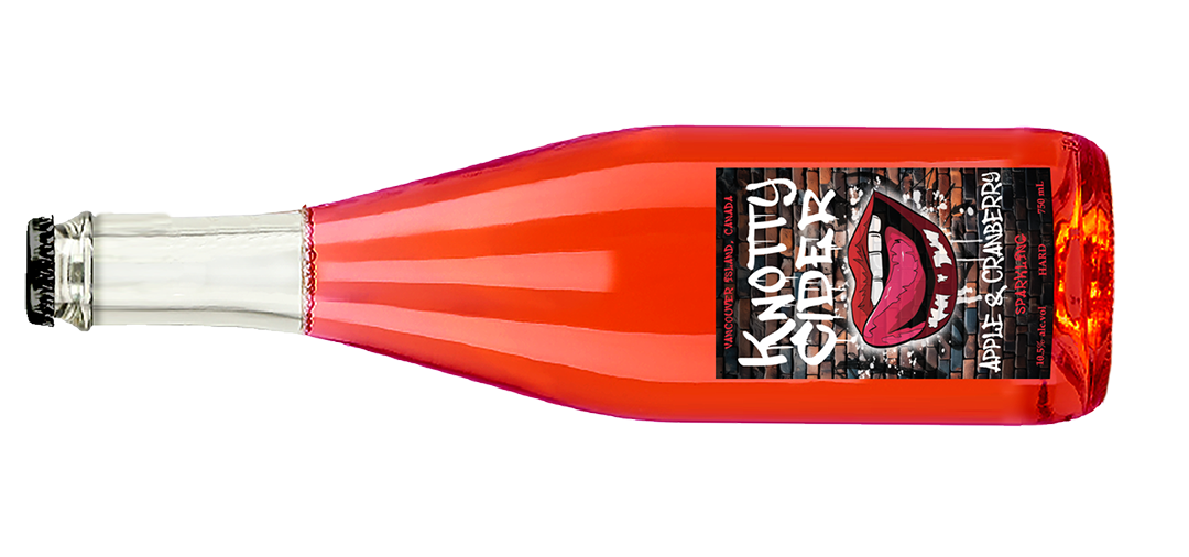 40 Knots Apple cranberry cider bottle