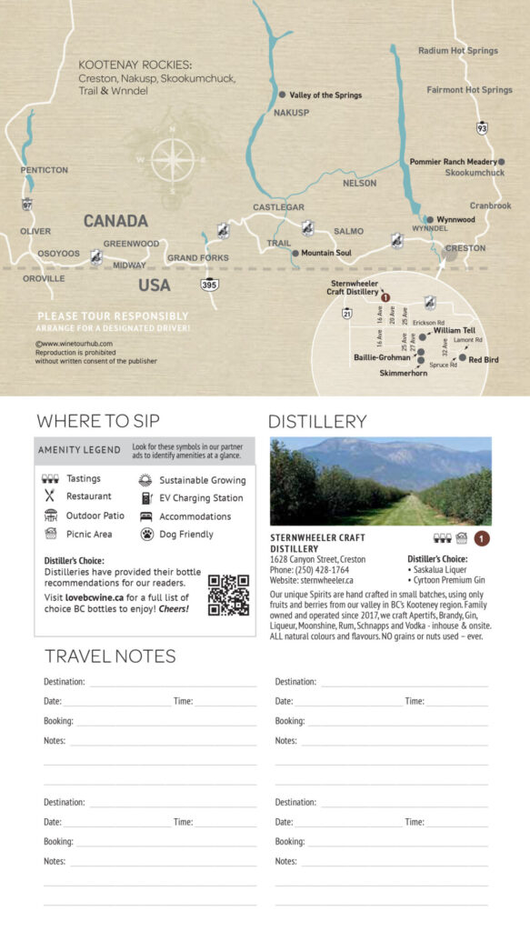 Kootenay rockies map