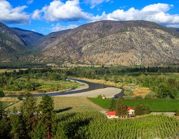 similkameen valley river and farm